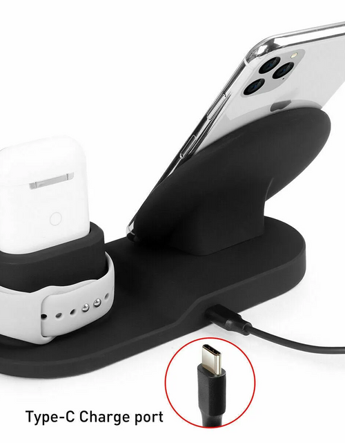 Load image into Gallery viewer, 3 in 1 Wireless Fast Charger Stand Dock
